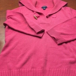 Chaps ladies sweater blouse XL